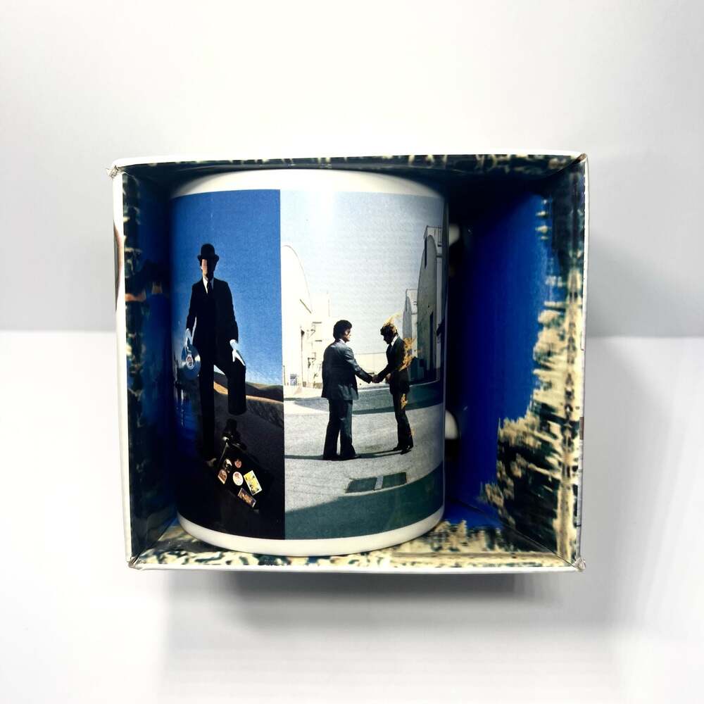 Pink Floyd Wish You Were Here Album Cover Ceramic Coffee Mug